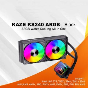 Digital Alliance KAZE KS240 ARGB Liquid CPU Cooler – Pendingin CPU dengan RGB
