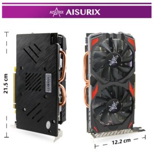 AISURIX VGA Card RX 580 8GB GDDR5 256Bit untuk PC Gaming
